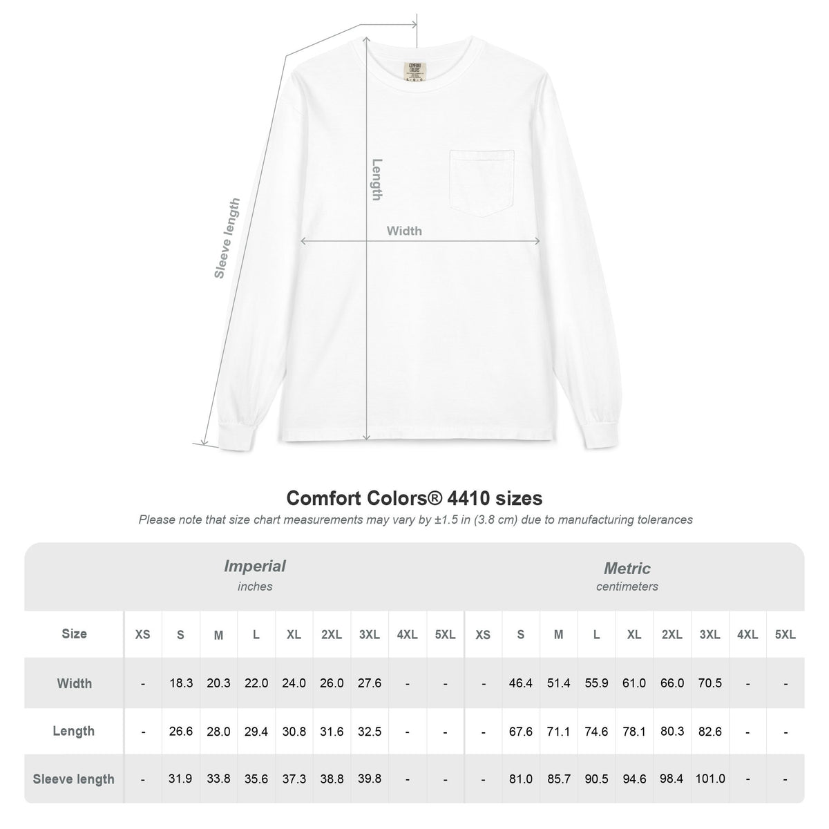 Simple-Label Coffee Long Sleeve T-Shirt