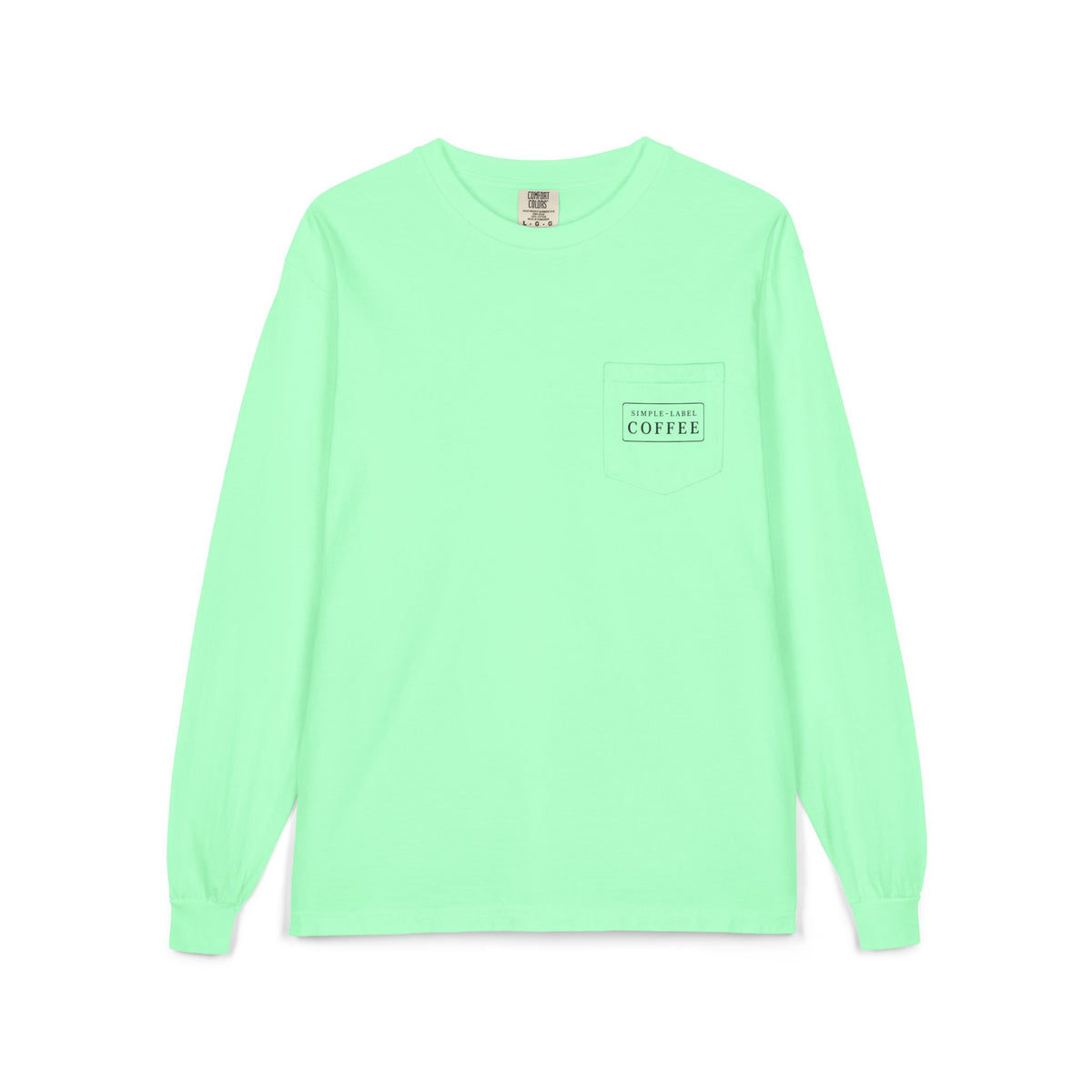 Simple-Label Coffee Long Sleeve T-Shirt
