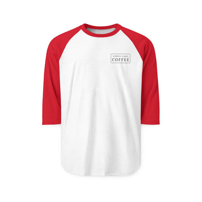 Coffee First Raglan Shirt — 'First I Make Coffee' 3/4 Sleeve Baseball Tee