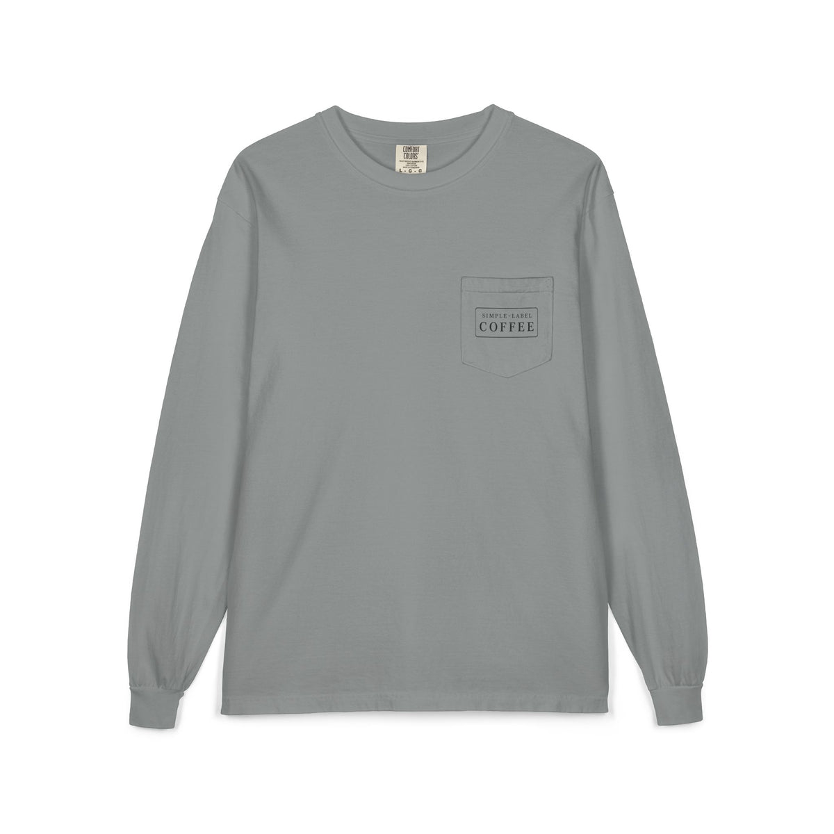 Simple-Label Coffee Long Sleeve T-Shirt