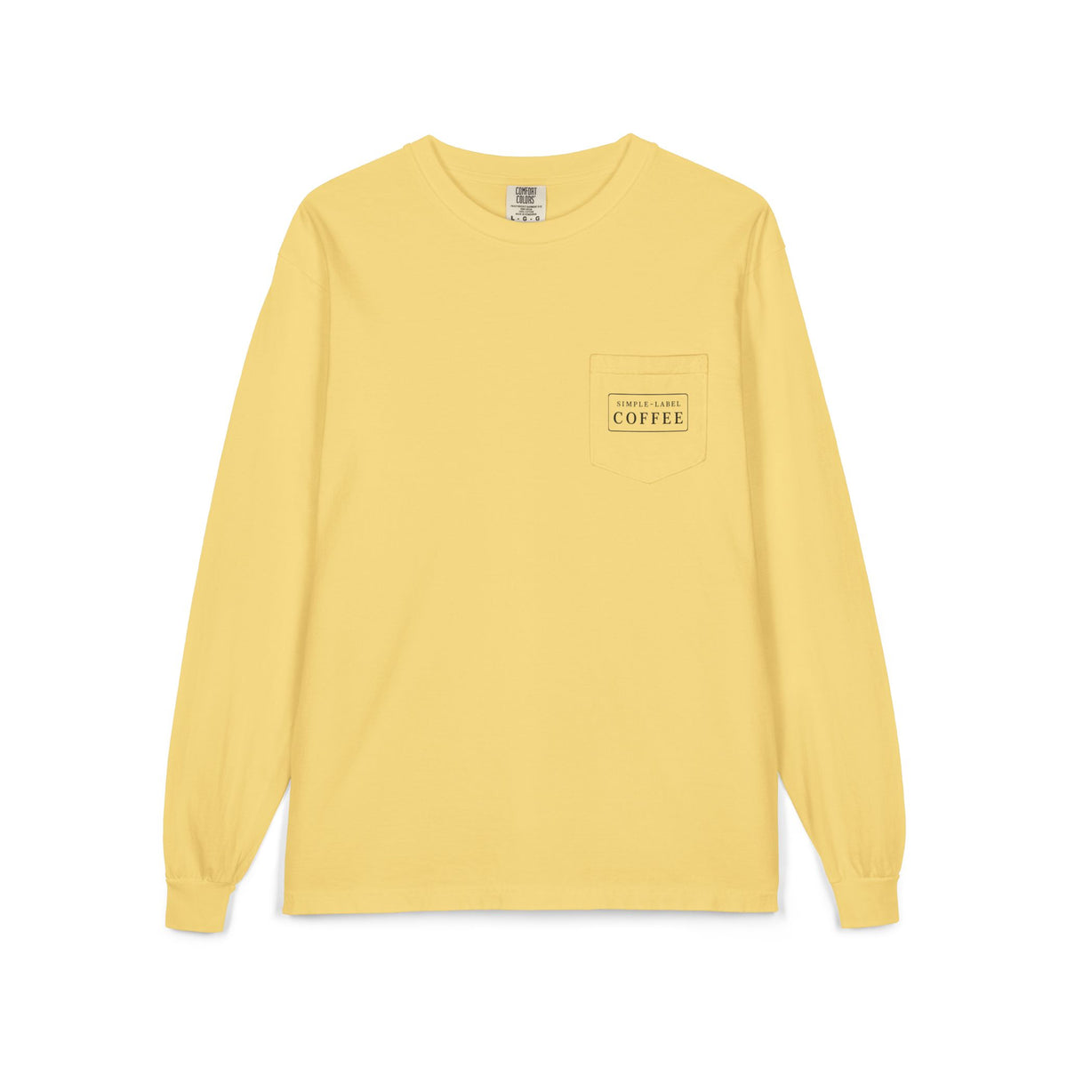 Simple-Label Coffee Long Sleeve T-Shirt