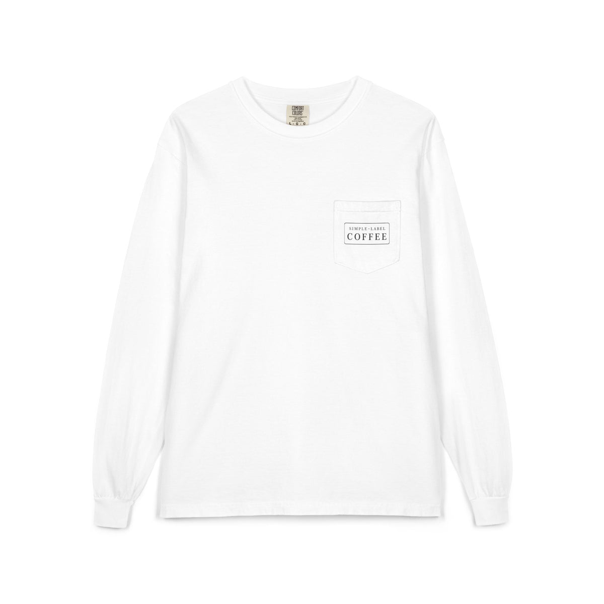 Simple-Label Coffee Long Sleeve T-Shirt